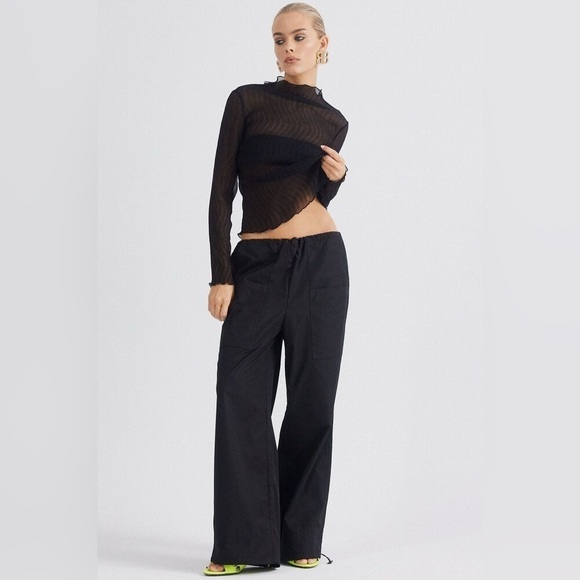 sndys Pants - New! SNDYS Paloma Cargo Pants 🖤 XS NWOT
